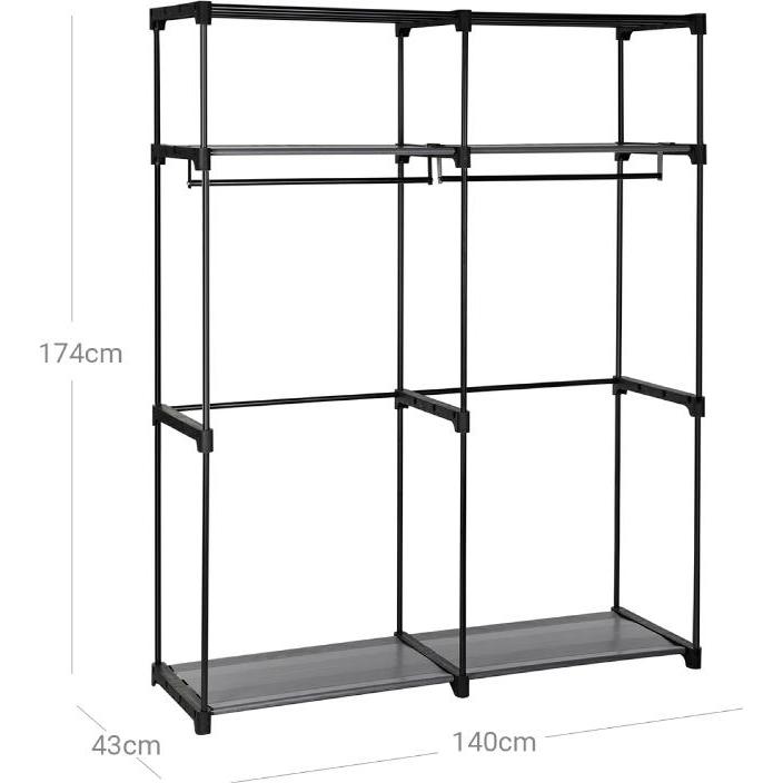 Thumbnail - Songmics, Kleiderschrank, Stoffschrank (140 x 43 x 174 cm)