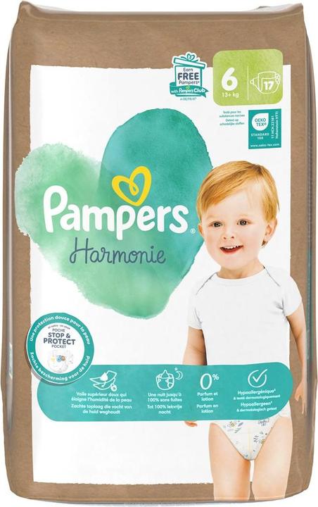 Actual product image Pampers Harmonie (Size 6, Pack, 17 Piece)