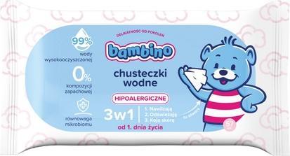 NIVEA BAMBINO Chusteczki wodne 3w1 57szt (57 Piece)