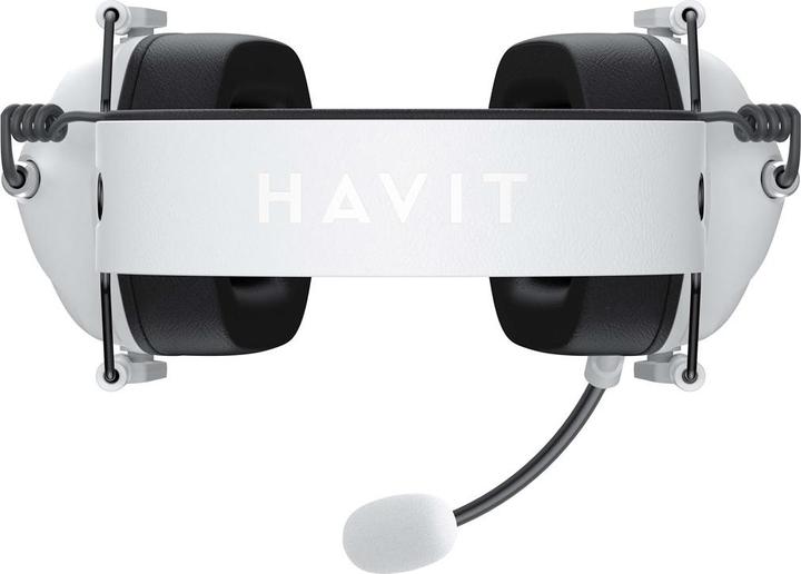 Actual product image Havit Gaming headphones H2033d (white-black) (Cable, Wireless)