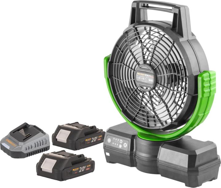 Produktbild Procraft CF20bb Akku Ventilator 20 V 235 mm + 2x Akku 2,0 Ah + Ladegerät