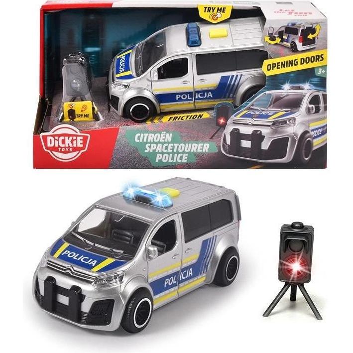 Dickie Veicolo SOS Citroen polizia cruise control 15 cm