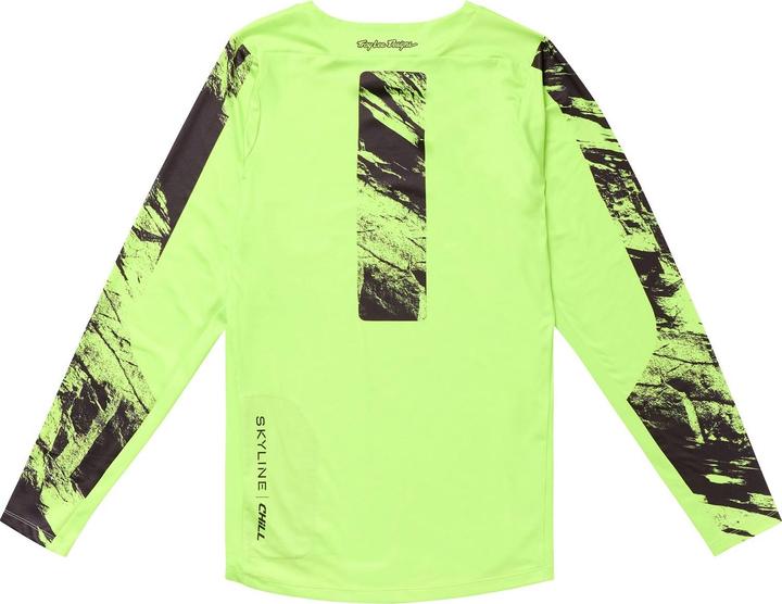Actual product image Troy Lee Designs Skyline Chill Jersey, Rockslide, glo yellow, XL (XL)