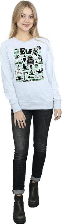 Produktbild Elf Infographic Poster Sweatshirt (XL)