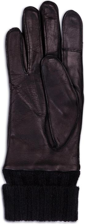 Actual product image Cash-Mere Lederhandschuhe mit Stulpen und Touchscreen tauglich (M)