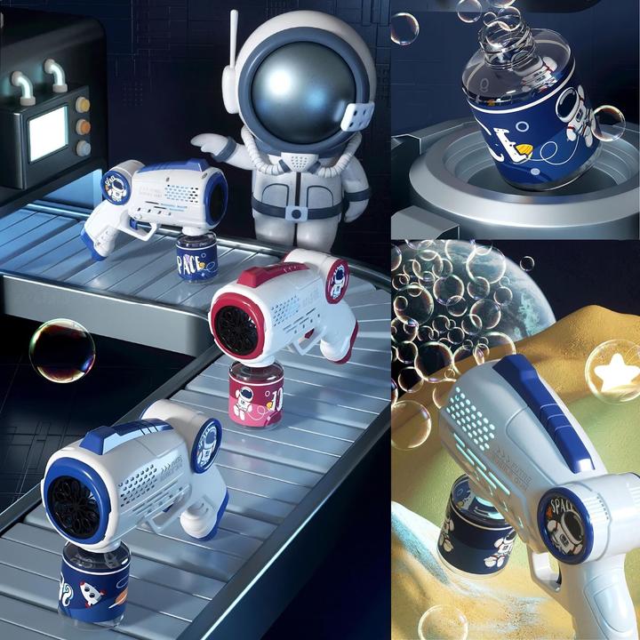 Produktbild Hermex Weltraum-Seifenblasenpistole Automatische Seifenblasenmaschine Bubble Maker