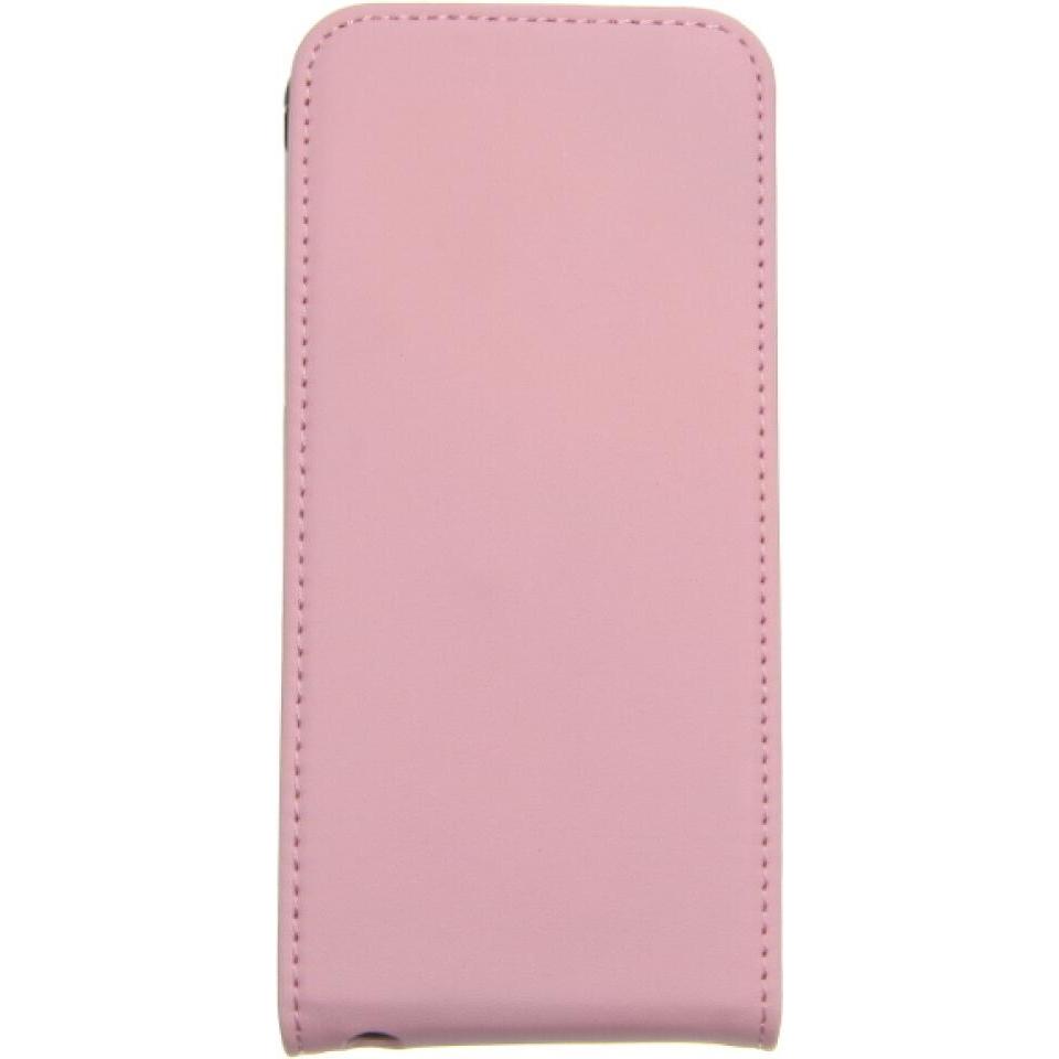 Thumbnail - OEM Slim Leder Flip Case für iPhone 5, 5SE rosa (Apple iPhone SE, Apple iPhone 5), Smartphone Hülle, Rosa