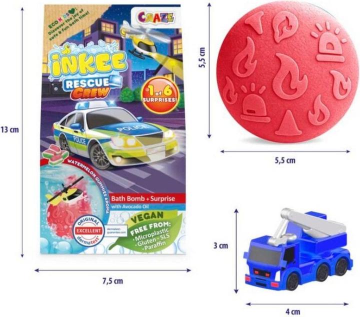 Actual product image Craze Blue light gang (Bath bombs)