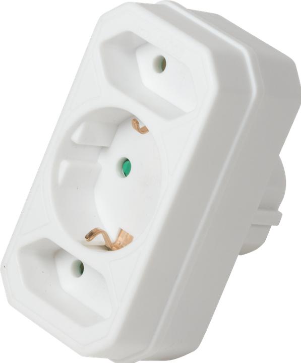 Produktbild LogiLink Steckdosenadapter (CEE 7/3, 2 x)