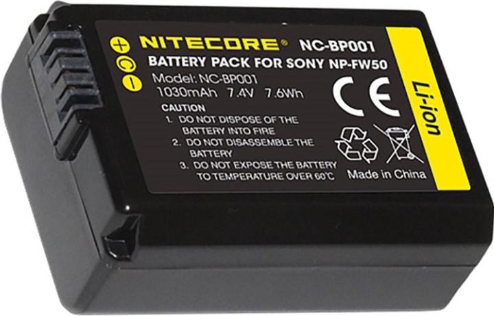 Nitecore NP-FW50 Kamera Akku für Sony (Kamera Akku)