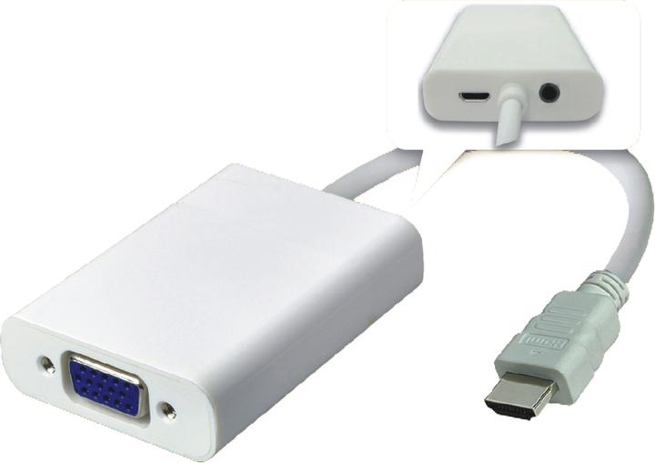 Produktbild MicroConnect HDMI (Typ A) — VGA (HDMI, 15 cm)