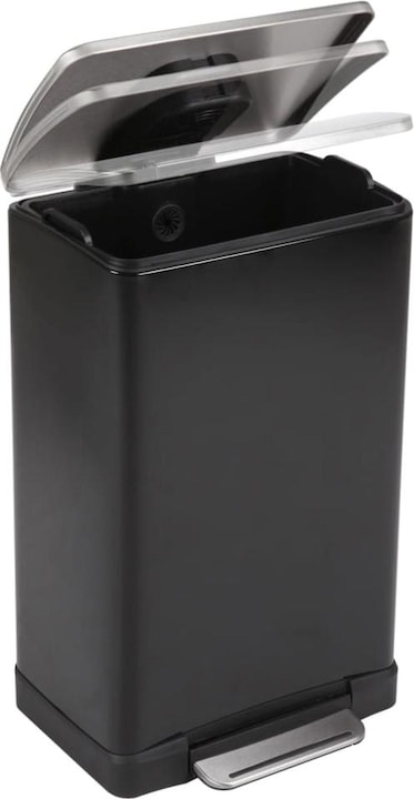 Produktbild EKO Treteimer E-Cube 40 Liter schwarz (40 l)