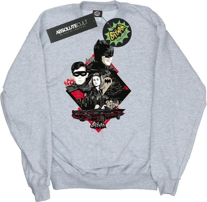 Produktbild Batman TV Serie Charakter Skyline Baumwolle Sweatshirt (3XL)
