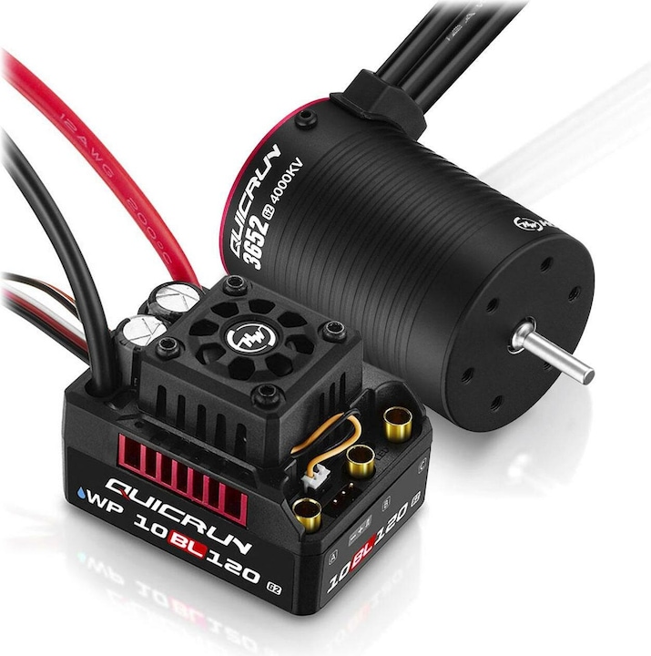 Hobbywing Combo WP10BL120G2 mit 3652SL-4000KV-G2