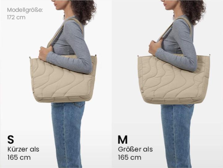 Produktbild tomtoc Terra-T38 Puffy Laptop Tote Bag, 13.5L, beige (16", Universal)