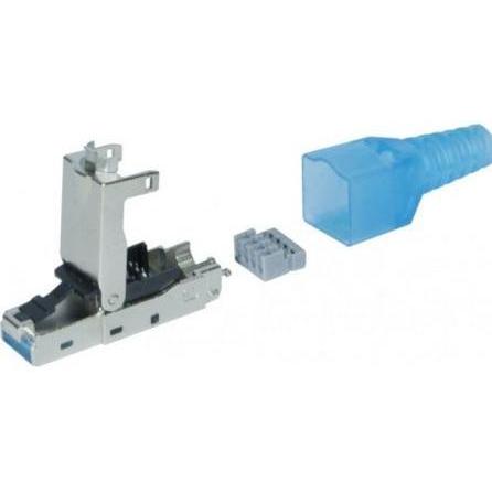 Générique Connettore di terminazione di campo RJ45 CAT6 STP (STP), Cavo di rete