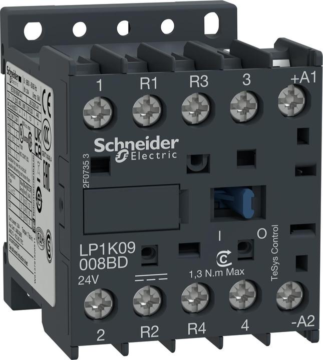 Actual product image Schneider Electric Contactor 4-pole 2S 2Ö 20A 24VDC