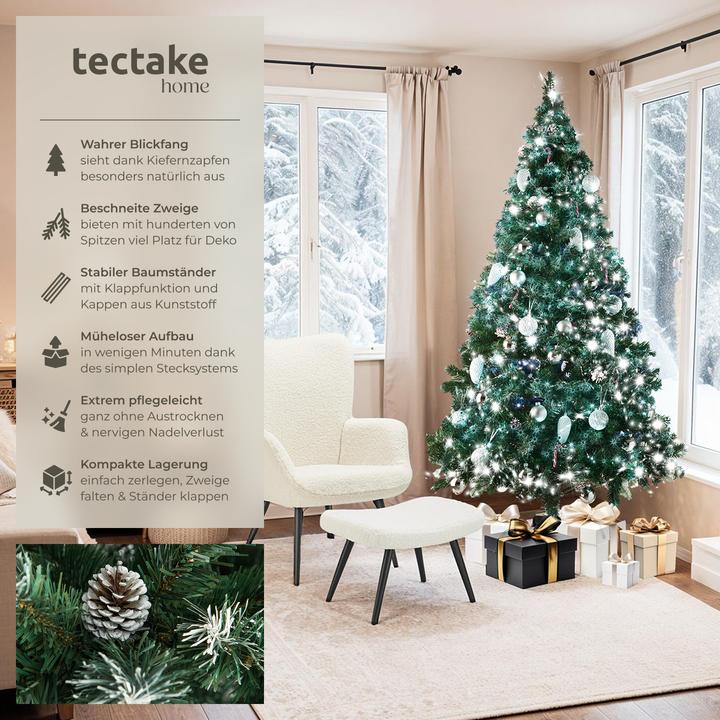 Produktbild tectake Künstlicher Weihnachtsbaum (180 cm)