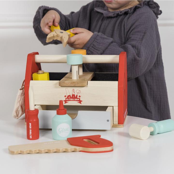 Actual product image Le Toy Van Toolbox with tools