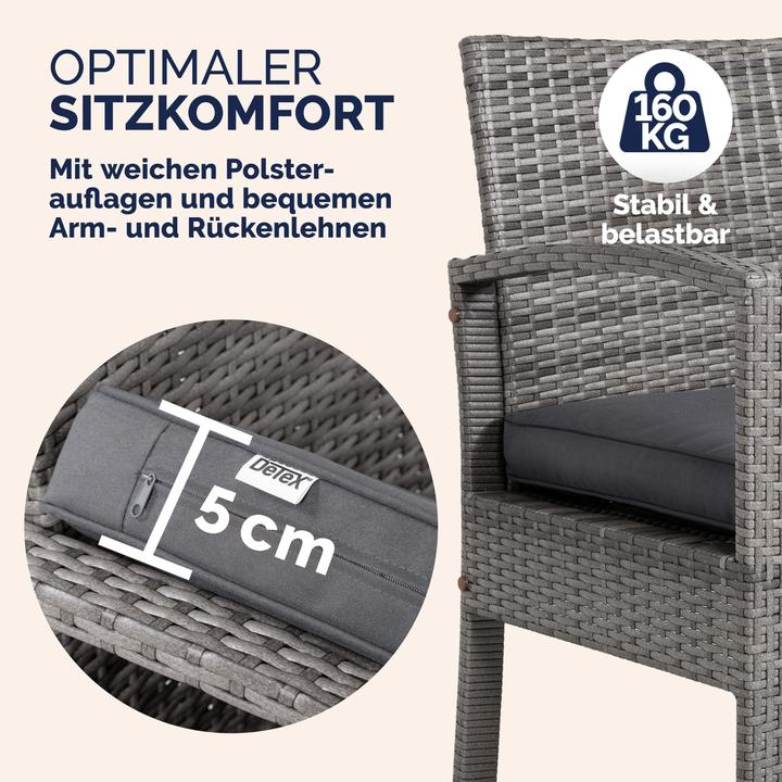 Produktbild Casaria Sitzgruppe (76 x 40 x 41 cm)