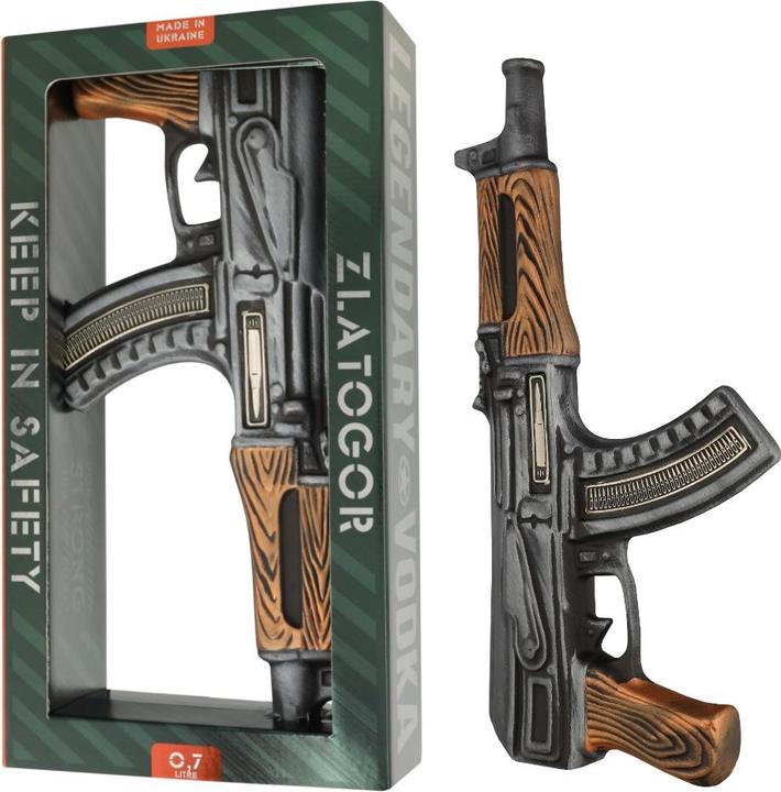 Image du produit Zlatogor AK-47 Vodka 38% Vol. 0,7l en coffret cadeau