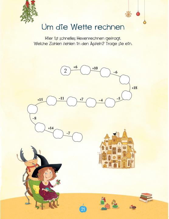 Actual product image Petronella Apfelmus - Zauberstab und Wichteltür. Das grosse Weihnachtsrätselbuch