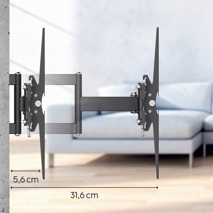 Produktbild Hama Fullmotion (Wand, 48", 20 kg)