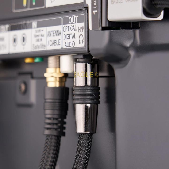 Produktbild Inakustik Deluxe Optokabel mit Miniklinken Adapter (10 m, Toslink Kabel)