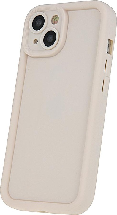 Actual product image OEM Rim TPU case for Motorola E13 beige (Motorola Moto E13)