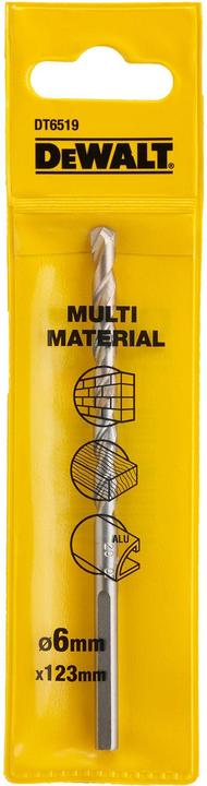 Actual product image DeWalt Multi-purpose drill 6x123x93mm (6 millimetres)
