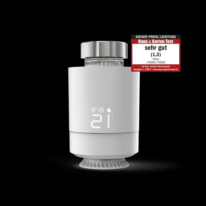 Actual product image Hama Smart radiator thermostat