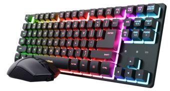 Produktbild Trust Klaviatūra GXT 832 Thado Wireless TKL Combo 8713439259827 25982 (8713439259827) (Eng. Int., Kabellos)