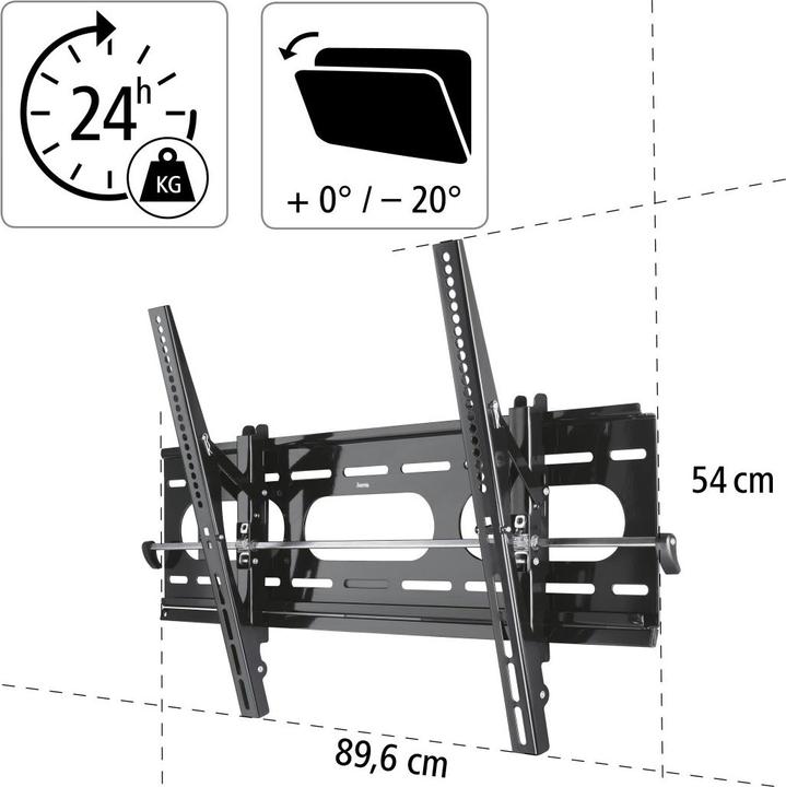 Actual product image Hama Tilt (Wall, 63", 75 kg)