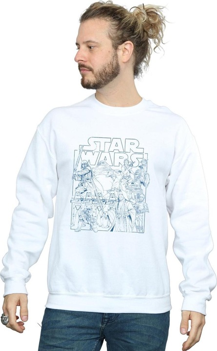 Produktbild Star Wars Outlined Sketch Sweatshirt (L)