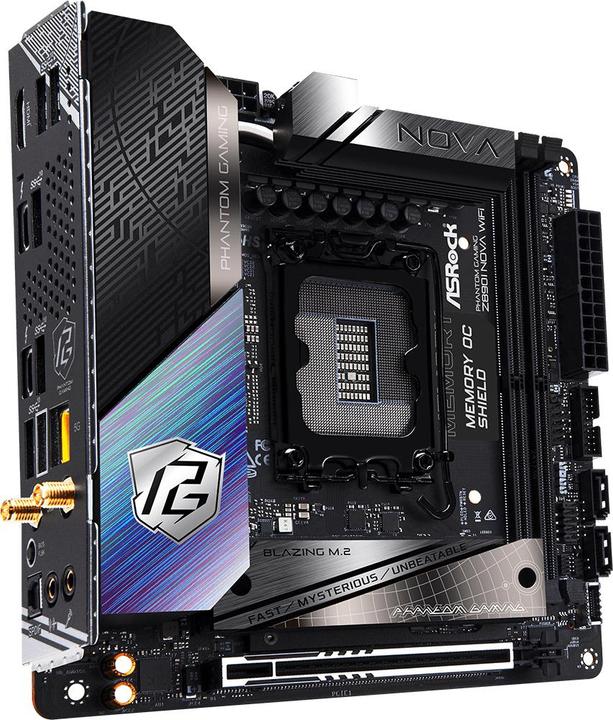 Productafbeelding AsRock Z890I Nova WiFi Intel DDR5 S1851 M-ITX (LGA 1851, Intel Z890, Mini-ITX)