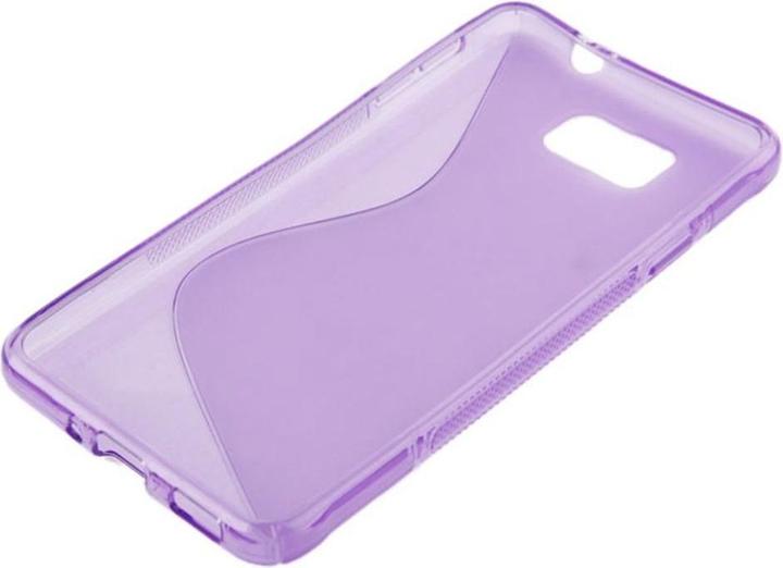 Produktbild König Design Handyhülle TPU Schutzhülle für Samsung Galaxy Alpha G850F Lila / Violett (Samsung Galaxy Alpha)