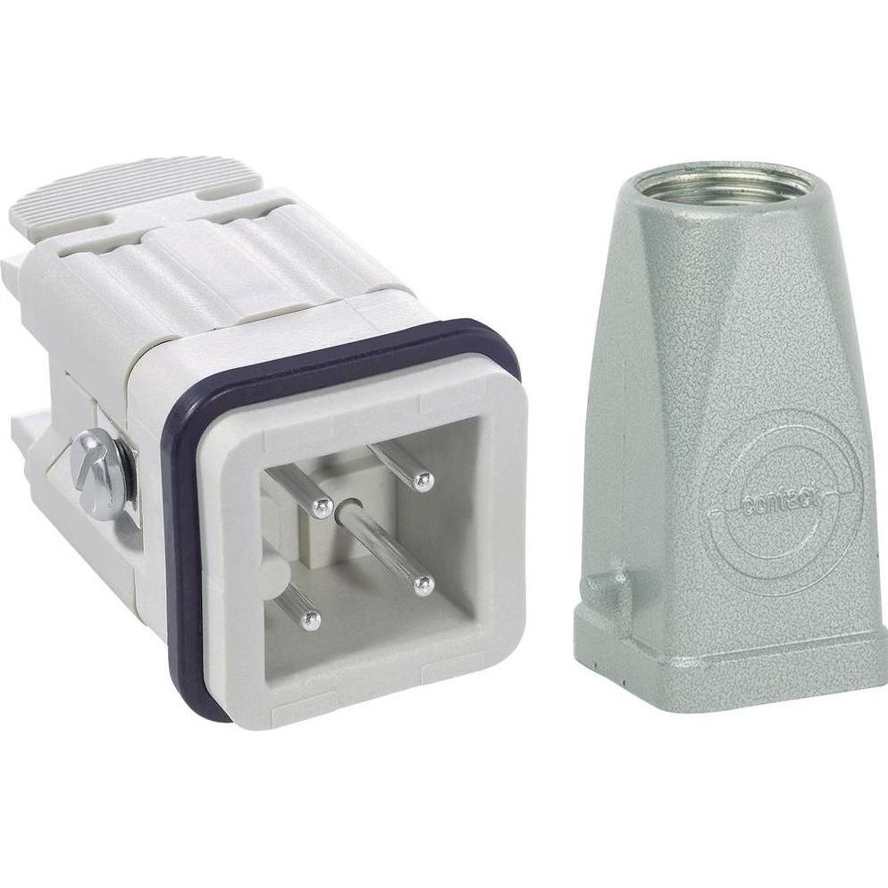 Lapp Kabel Steckverbinder-Set EPICKIT H-A 3 75009602 3 + PE Schrauben 1 Set, Elektronikkabel + Stecker, Grau, Bronze