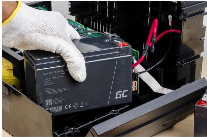Actual product image GreenCell AGM27 (12 V, 5 Ah)