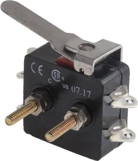 Actual product image RS PRO Mikroschalter Hebel-Betätiger Löten, 10 A @ 250 V ac, 2-polig 100 g -65°C - +125°C