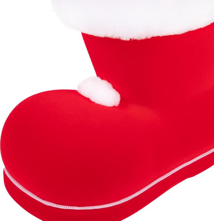 Produktbild Idena Nikolausstiefel rot beflockt 15cm