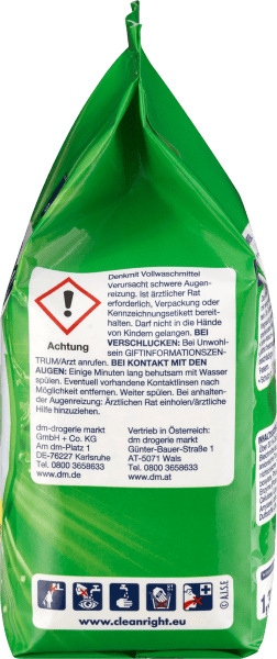 Actual product image dm Denkmit Heavy duty detergent powder (20 Washing cycles, Powder)