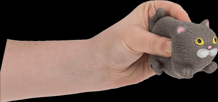 Actual product image Out of the blue Anti stress stretch animal cat grey (9 cm)