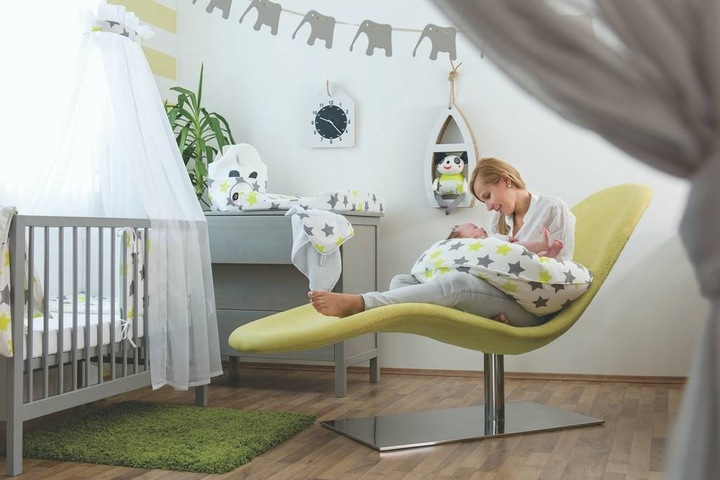 Produktbild Zewi Romper aus Frottee-Limette Sterne (68)