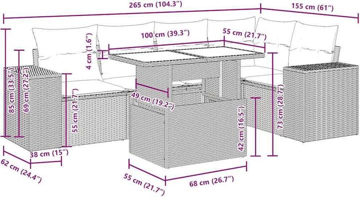 Produktbild vidaXL Harper