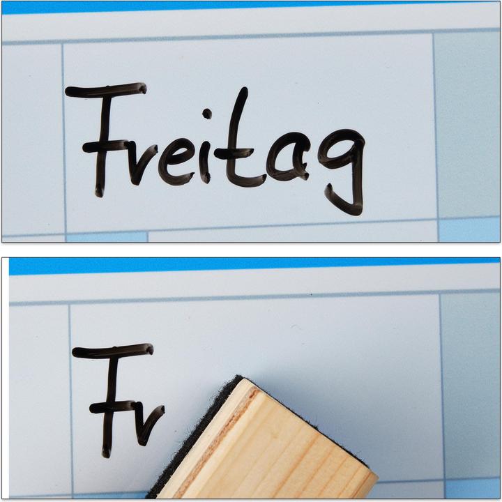 Actual product image Relaxdays Whiteboard planner (90 x 5 x 60 cm)