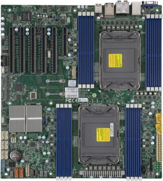 Immagine prodotto Supermicro Scheda madre X12DAI-N6 (confezione bulk) (LGA 4189, Intel C621A, E-ATX)