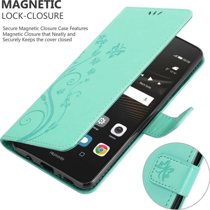 Actual product image Cadorabo Flower Book Cover (Huawei G9 Lite)