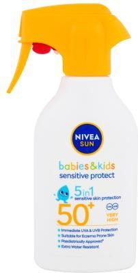 Immagine prodotto NIVEA Sun Babies & Kids Sensitive Protect Spray (Spray solare, SPF 50, 270 ml, 150 g)