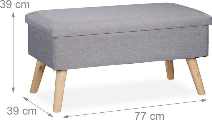 Produktbild Relaxdays Sitzbank (77 cm)