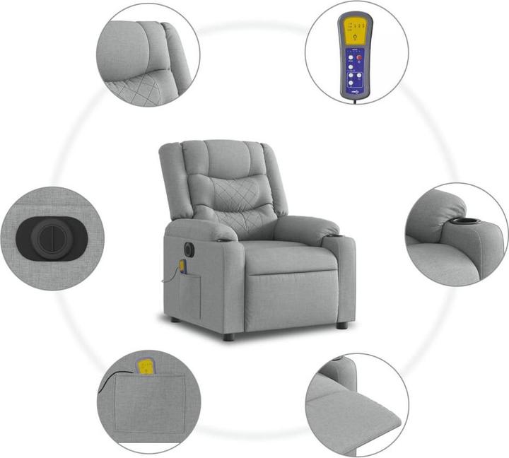 Image du produit vidaXL Massagesessel mit Aufstehhilfe